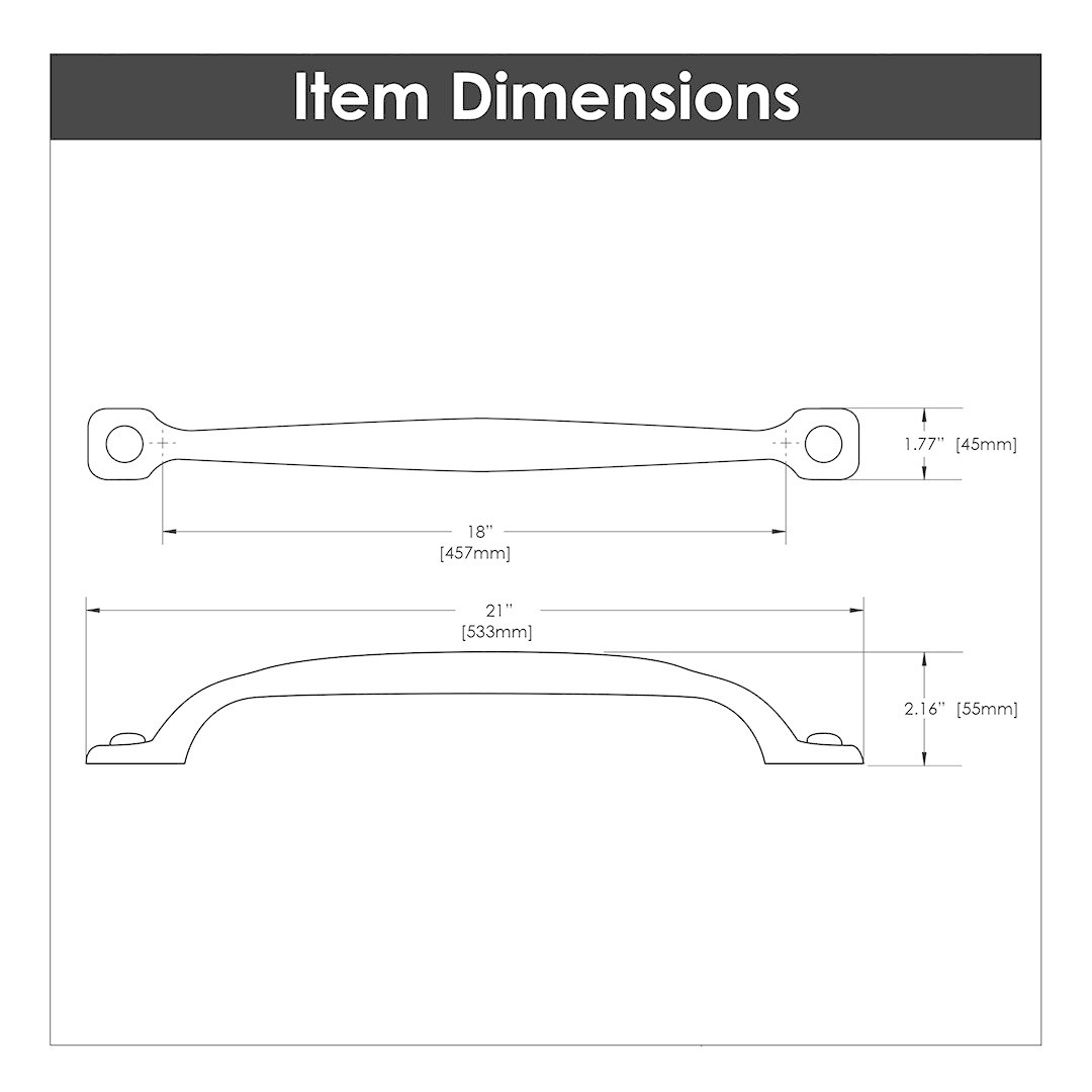 Hickory Hardware Refined Rustic Appliance Pull