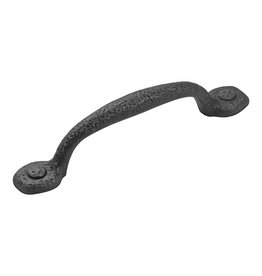 Hickory Hardware Refined Rustic Pull Black Iron - 3 3/4 in