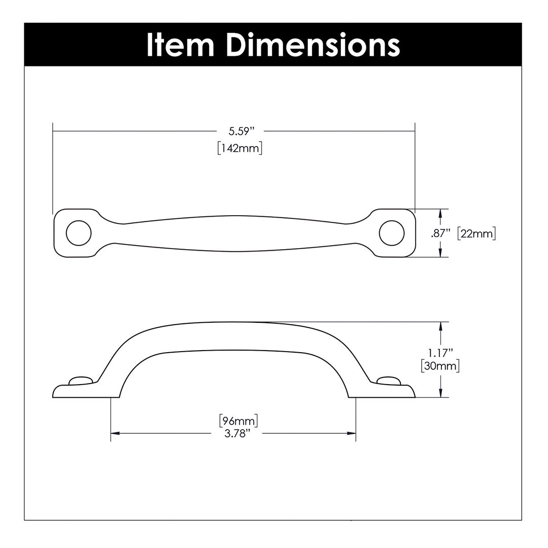 Hickory Hardware Refined Rustic Pull