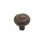 Hickory Hardware Refined Rustic Knob Rustic Iron - 1 1/4 in