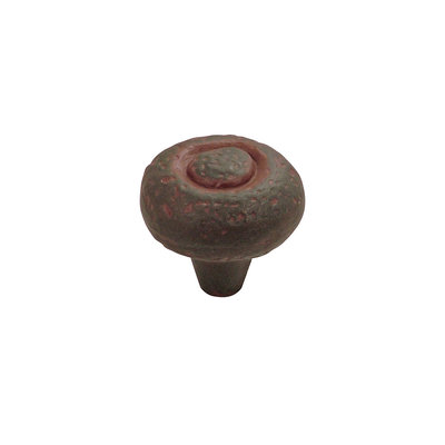 Hickory Hardware Refined Rustic Knob Rustic Iron - 1 1/2 in