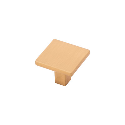 Hickory Hardware Skylight Knob Brushed Golden Brass - 1 1/4 in