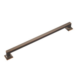 Hickory Hardware Studio Appliance Pull Oil-Rubbed Bronze Highlighted - 18 in