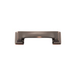 Hickory Hardware Studio Cup Pull Oil-Rubbed Bronze Highlighted - 3 in & 3 3/4 in