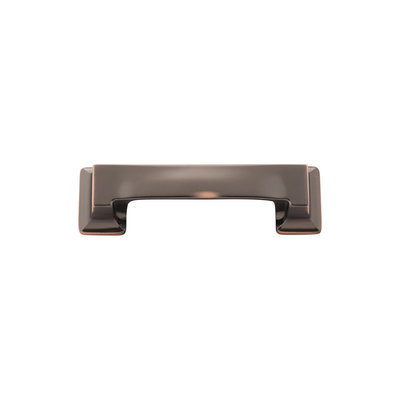 Hickory Hardware Studio Cup Pull Oil-Rubbed Bronze Highlighted - 3 in & 3 3/4 in