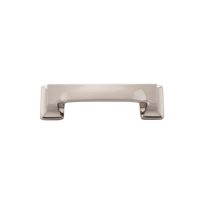 Hickory Hardware Studio Cup Pull Satin Nickel - 3 in & 3 3/4 in