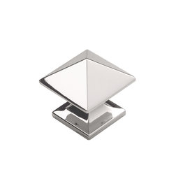 Hickory Hardware Studio Point Knob Polished Nickel - 1 in