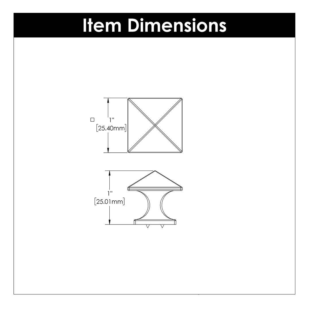 Hickory Hardware Studio Point Knob