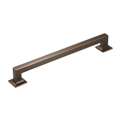 Hickory Hardware Studio Appliance Pull Oil-Rubbed Bronze Highlighted - 13 in