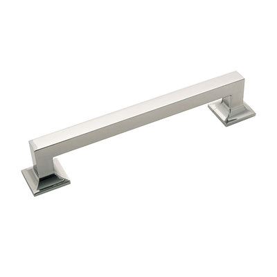 Hickory Hardware Studio Pull Polished Nickel - 6 5/16 in