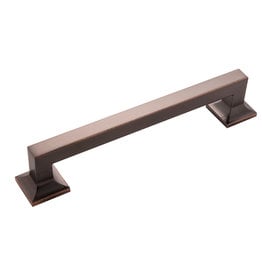 Hickory Hardware Studio Pull Oil-Rubbed Bronze Highlighted - 6 5/16 in