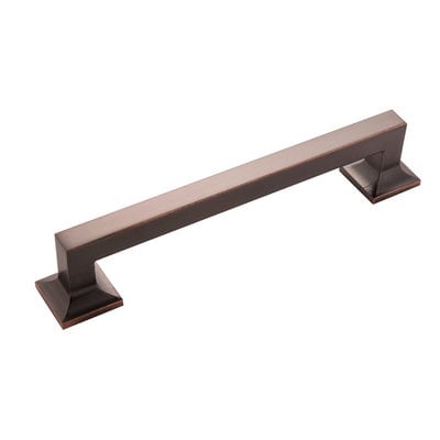 Hickory Hardware Studio Pull Oil-Rubbed Bronze Highlighted - 6 5/16 in