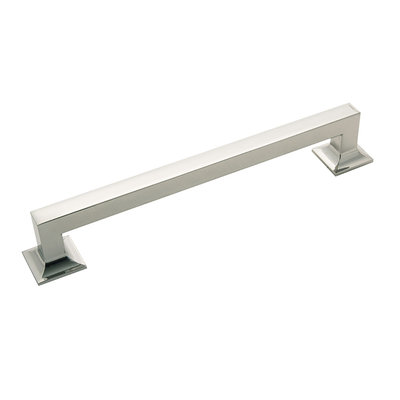 Hickory Hardware Studio Pull Polished Nickel - 7 9/16 in