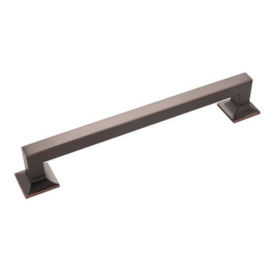 Hickory Hardware Studio Pull Oil-Rubbed Bronze Highlighted - 7 9/16 in