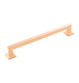 Hickory Hardware Studio Pull Brushed Golden Brass - 8 13/16 in