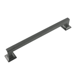 Hickory Hardware Studio Pull Matte Black - 8 13/16 in