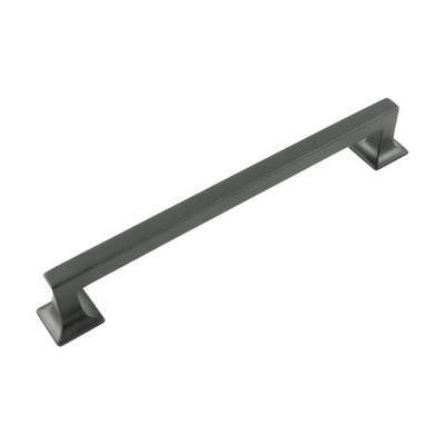 Hickory Hardware Studio Pull Matte Black - 8 13/16 in