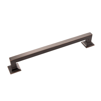 Hickory Hardware Studio Pull Oil-Rubbed Bronze Highlighted - 8 13/16 in