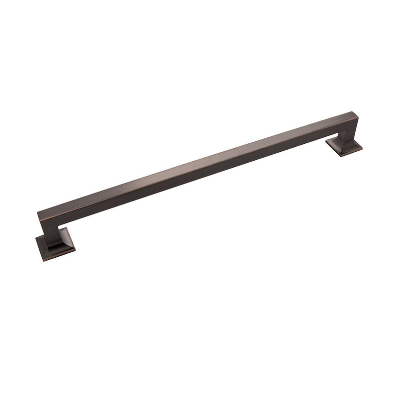 Studio Pull Oil-Rubbed Bronze Highlighted - 12 in - Handles & More