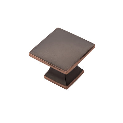 Hickory Hardware Studio Flat Knob Oil-Rubbed Bronze Highlighted - 1 1/4 in