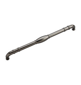 Hickory Hardware Williamsburg Appliance Pull Black Nickel Vibed - 18 in