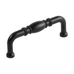 Hickory Hardware Williamsburg Pull Matte Black - 3 in