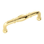Hickory Hardware Williamsburg Pull Polished Brass - 3 in