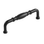 Hickory Hardware Williamsburg Pull Matte Black - 3 3/4 in