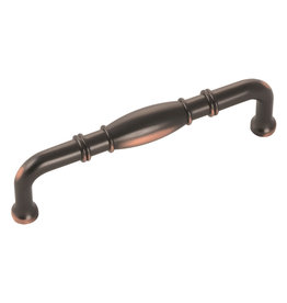 Hickory Hardware Williamsburg Pull Oil-Rubbed Bronze Highlighted - 3 3/4 in