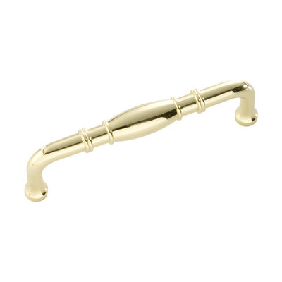 Hickory Hardware Williamsburg Pull Polished Brass - 3 3/4 in