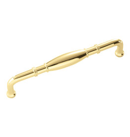 Hickory Hardware Williamsburg Pull Polished Brass - 5 1/16 in