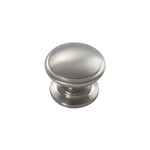 Hickory Hardware Williamsburg Round Knob Satin Nickel - 1 1/4 in