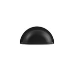 Hickory Hardware Williamsburg Cup Pull Matte Black - 3 in