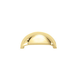 Hickory Hardware Williamsburg Cup Pull Polished Brass - 3 in