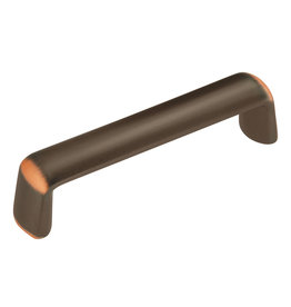 Hickory Hardware Williamsburg Pull Oil-Rubbed Bronze Highlighted - 3 in