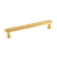 Anders Pull Brushed Golden Brass - 6 5/16 in