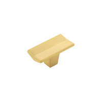 Avenue Knob Brushed Golden Brass - 2 in
