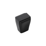 Belwith Keeler Belleclaire Square Knob Matte Black - 1 in