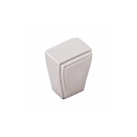 Belleclaire Square Knob Satin Nickel - 1 in