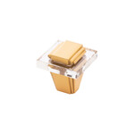 Belwith Keeler Belleclaire Ornamental Knob Brushed Golden Brass - 1 1/4 in