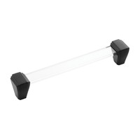 Belleclaire Pull Matte Black - 6 5/16 in