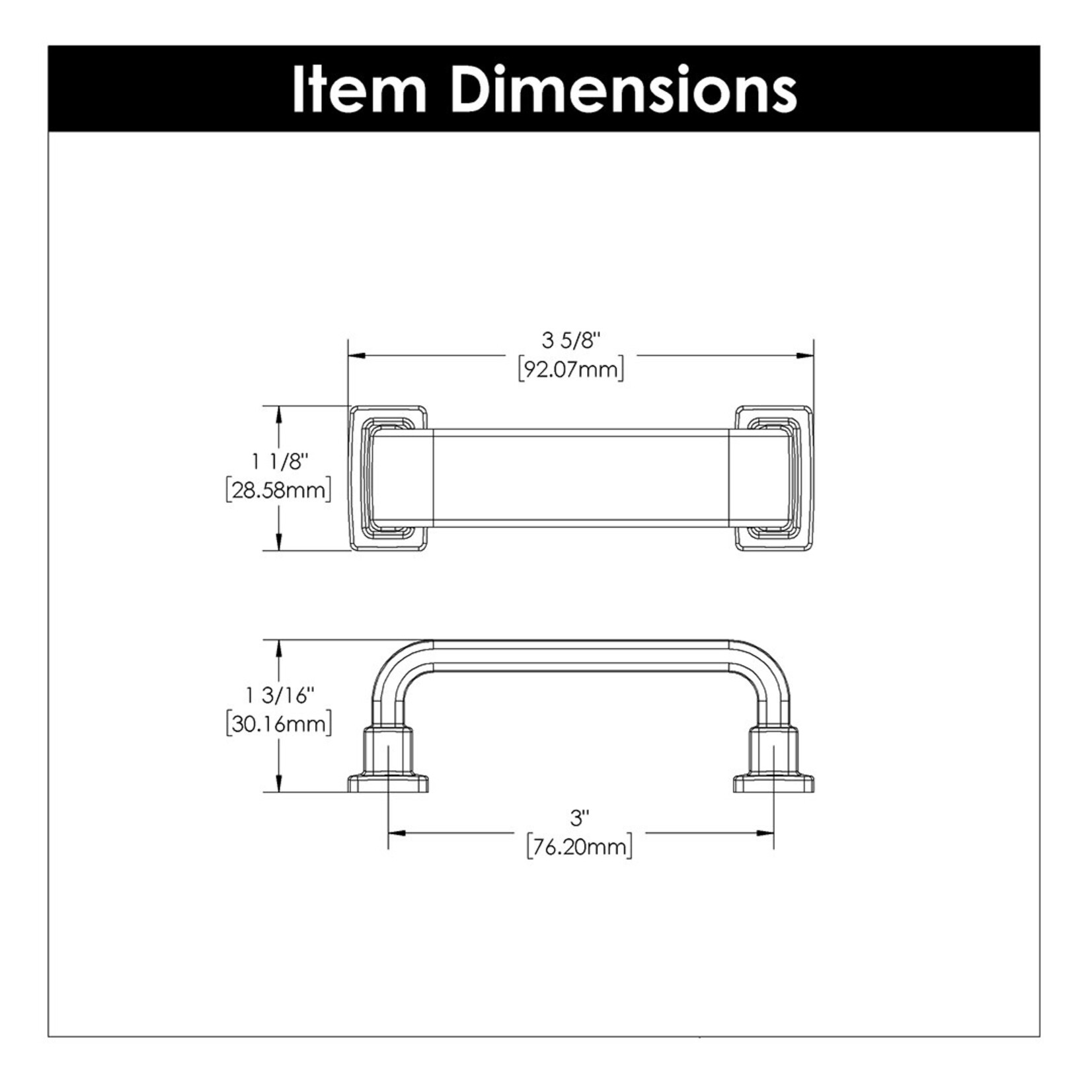Belwith Keeler Brighton Pull