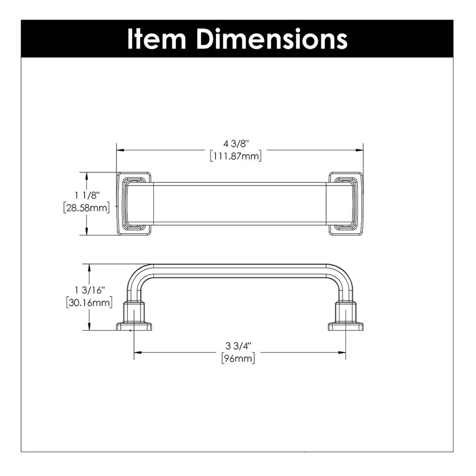 Belwith Keeler Brighton Pull
