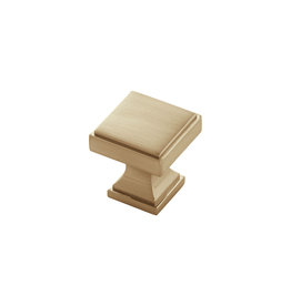 Belwith Keeler Brownstone Square Knob Champagne Bronze - 1 1/8 in