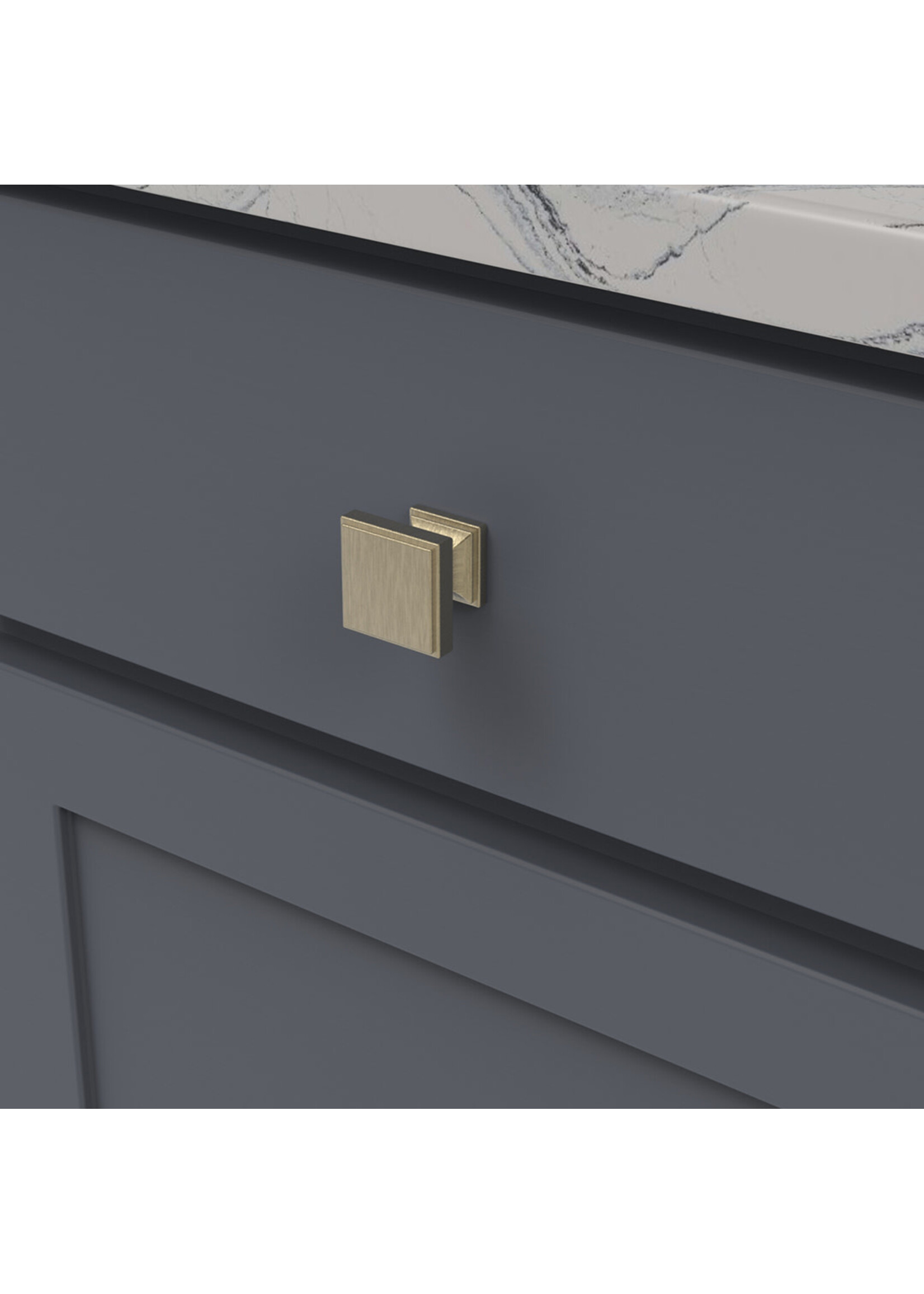 Belwith Keeler Brownstone Square Knob
