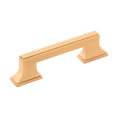 Belwith Keeler Brownstone Pull Brushed Golden Brass - 3 in & 3 3/4 in