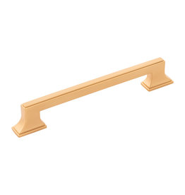 Belwith Keeler Brownstone Pull Brushed Golden Brass - 6 5/16 in