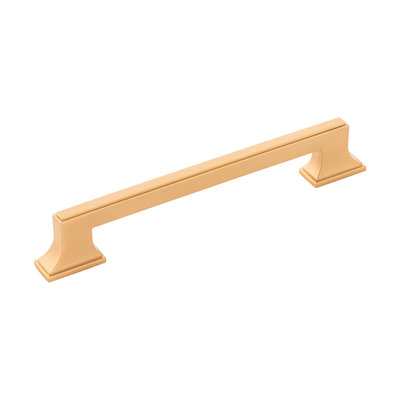 Belwith Keeler Brownstone Pull Brushed Golden Brass - 6 5/16 in