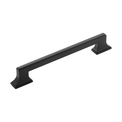 Belwith Keeler Brownstone Pull Matte Black - 6 5/16 in