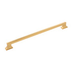 Belwith Keeler Brownstone Pull Brushed Golden Brass - 12 in